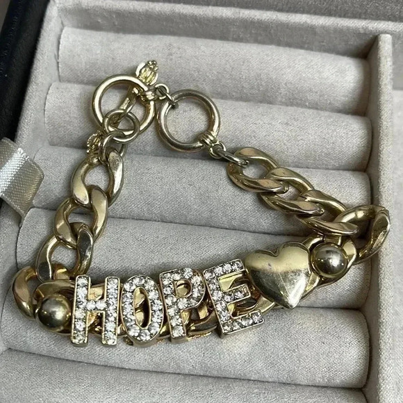 Hope Gold Chain Bracelet  - Picture 3 of 4
